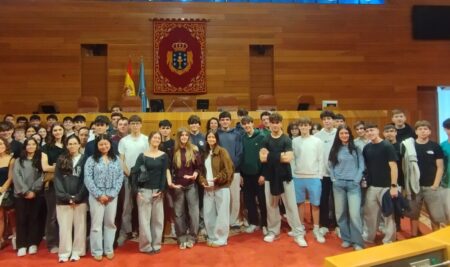O alumnado de 1.º de Bacharelato visita o Parlamento de Galicia